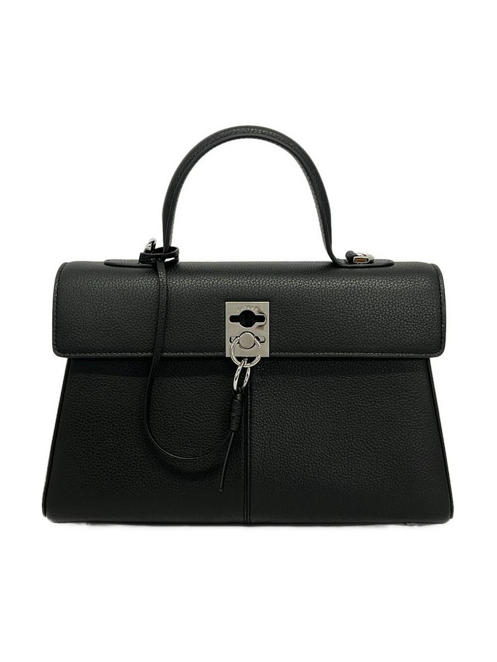 Cafune Black Leather Handbag #373068C72B